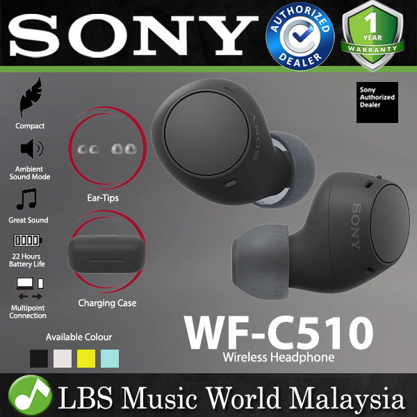 Sony WF-C510 Truly Wireless In Ear Earbud Bluetooth Earphone (WFC510 WF C510)