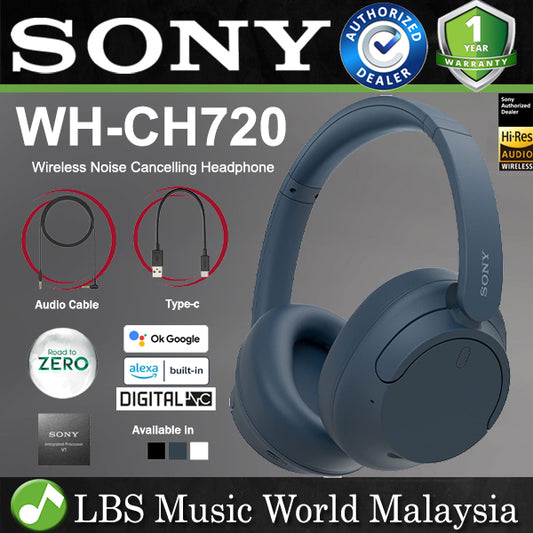 Sony WH-CH720N Wireless Bluetooth Headphone with Noise Cancelling (WH CH720N)