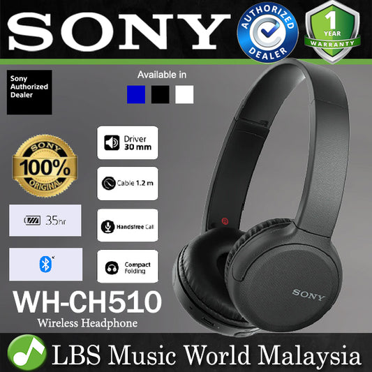 Sony WH-CH510 Wireless Over Ear Headphone with Bluetooth and Mic (WHCH510 WH CH510)
