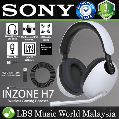 Sony INZONE H7 Wireless 360 Degree Gaming Headset Headphones with Microphone (WH-G700)