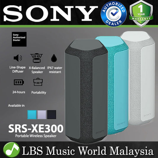 Sony SRS-XE300 Wireless Portable Bluetooth Speaker With IP67 Waterproof, Dustproof and Shockproof (SRS XE300)