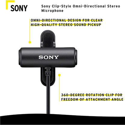 Sony ICD-UX570F Light Weight Voice Recorder with Build in Mic for Reporter Microphone (UX570 UX570F)