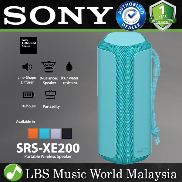 Sony SRS-XE200 Portable Bluetooth Speaker with Strap (SRS XE200