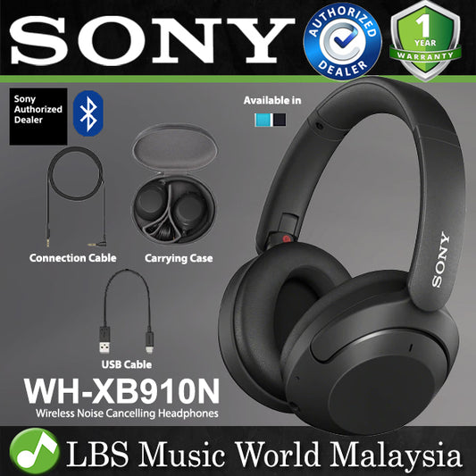 Sony WH-XB910N Bluetooth Wireless Over Ear Noise Cancelling Headphone (WH XB910N)