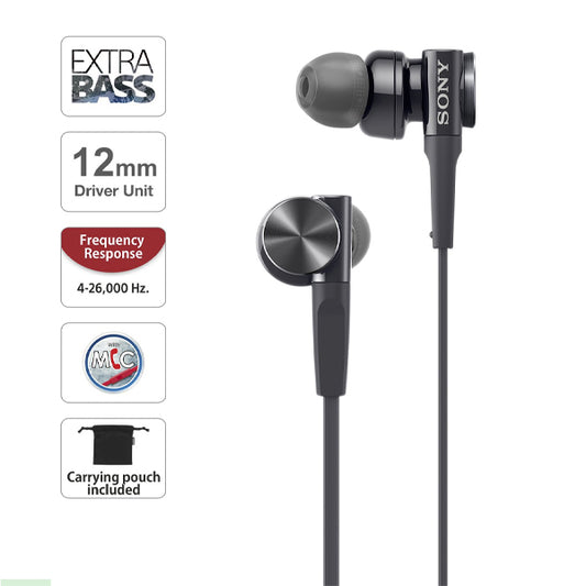 [Discontinued] Sony MDR-XB75AP Premium Earphone In Ear Extra Bass Ear Set (MDR XB75AP)
