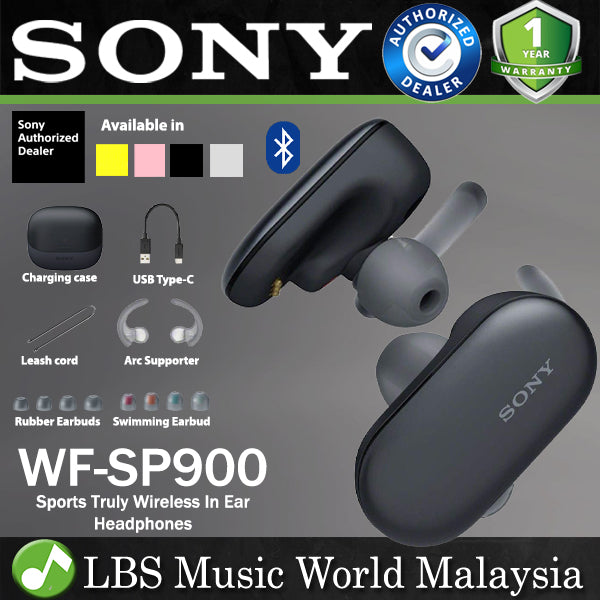 Sony WF-SP900 Sports Wireless In Ear Headphones Earphones With Waterproof (WFSP900 WF SP900)