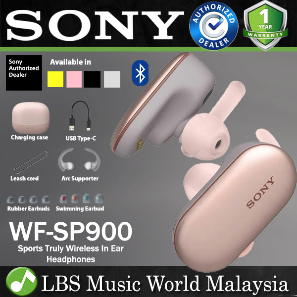 Sony WF-SP900 Sports Wireless In Ear Headphones Earphones With Waterproof (WFSP900 WF SP900)