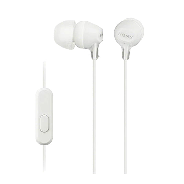 Sony MDR-EX15AP Wired In Ear Headphones Earphone with Mic (MDR EX15AP)
