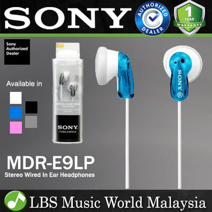Sony MDR-E9LP In Ear Headphones Wired Earphone (MDRE9LP MDR E9LP)