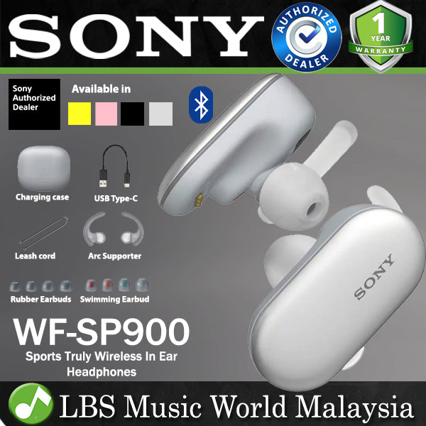 Sony WF-SP900 Sports Wireless In Ear Headphones Earphones With Waterproof (WFSP900 WF SP900)
