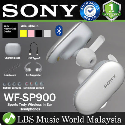 Sony WF-SP900 Sports Wireless In Ear Headphones Earphones With Waterproof (WFSP900 WF SP900)