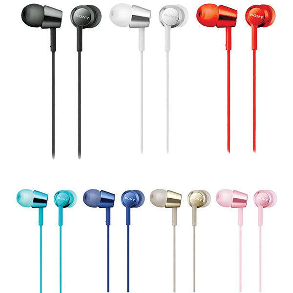 Sony MDR-EX155 Wired In Ear Headphone Earphone Without Mic (MDR EX155)