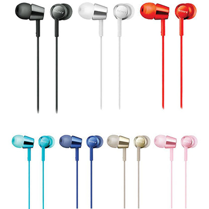 Sony MDR-EX155 Wired In Ear Headphone Earphone Without Mic (MDR EX155)