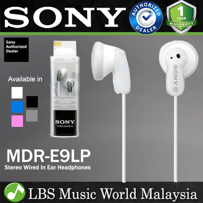 Sony MDR-E9LP In Ear Headphones Wired Earphone (MDRE9LP MDR E9LP)