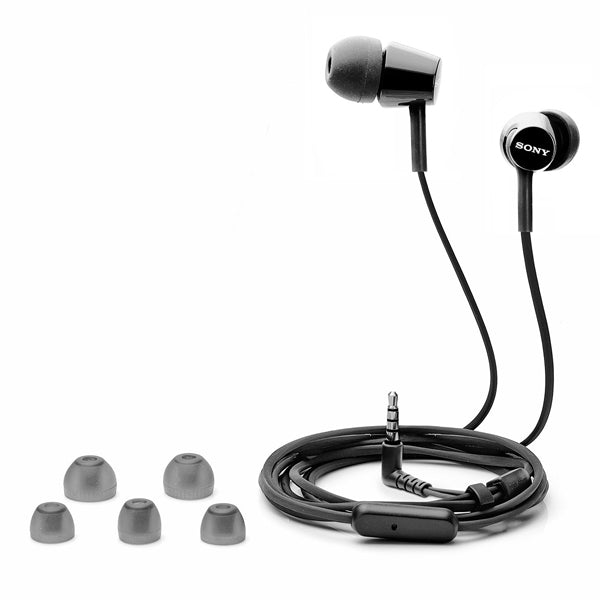 Sony MDR-EX155AP Wired In Ear Headphone Earphone With Mic (MDR EX155AP)