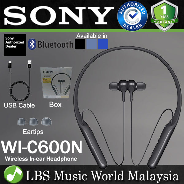 Sony WI-C600N Wireless Bluetooth Earphones Noise Cancelling In Ear Headphone (WIC600N WI C600N)