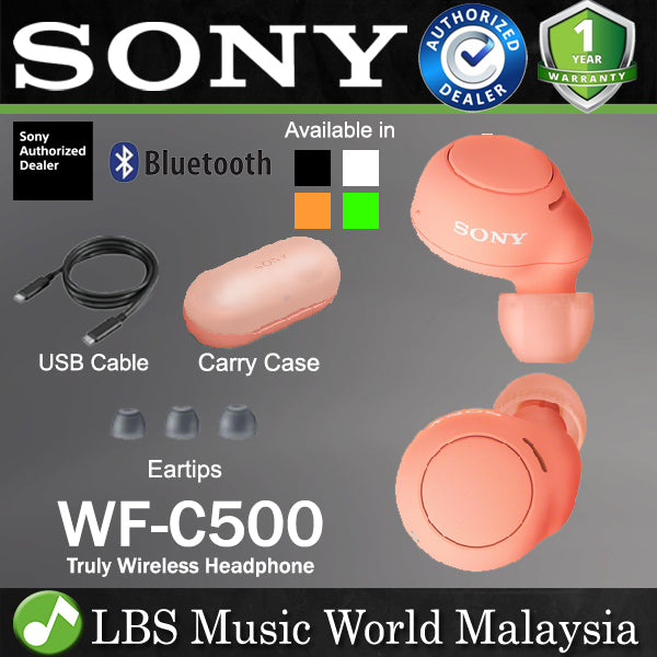 Sony WF-C500 Truly Wireless Headphone with Bluetooth and Water Resistance (WFC500 WF C500)