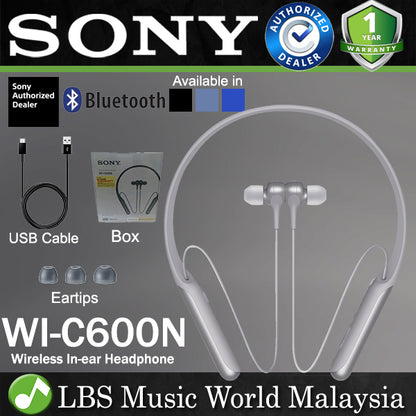 Sony WI-C600N Wireless Bluetooth Earphones Noise Cancelling In Ear Headphone (WIC600N WI C600N)