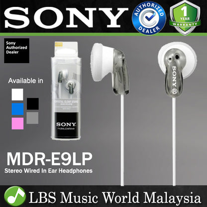 Sony MDR-E9LP In Ear Headphones Wired Earphone (MDRE9LP MDR E9LP)