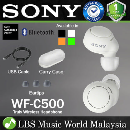 Sony WF-C500 Truly Wireless Headphone with Bluetooth and Water Resistance (WFC500 WF C500)