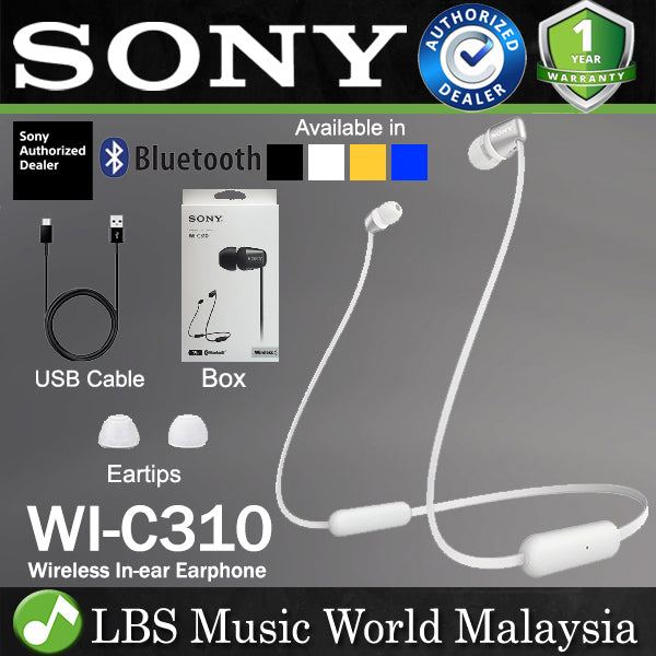 Sony WI-C310 Wireless In Ear Headphone Bluetooth Earphone (WIC310 WI C310)