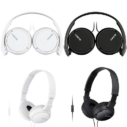Sony MDR-ZX110AP On Ear Headphone 30mm Foldable Headset (MDRZX110 MDR ZX110AP)