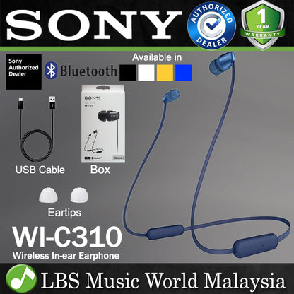Sony WI-C310 Wireless In Ear Headphone Bluetooth Earphone (WIC310 WI C310)