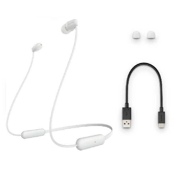 Sony WI-C200 Wireless In Ear Headphones Bluetooth Earphone with Magnetic Earbud (WIC200 WI C200)