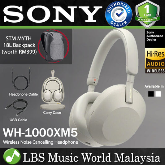 Sony WH-1000XM5 Wireless Bluetooth Noise Cancelling Over Ear Headphone With Mic (WH1000XM5)