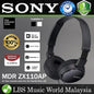 Sony MDR-ZX110AP On Ear Headphone 30mm Foldable Headset (MDRZX110 MDR ZX110AP)