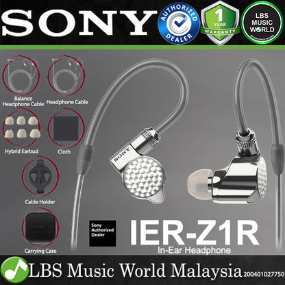 Sony IER-Z1R Signature Series In Ear Headphones Closed Earphone (IER Z1R)