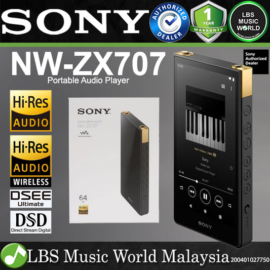 Sony NW-ZX707 ZX Series Walkman High Resolution Portable Music Audio Player (NWZX707)