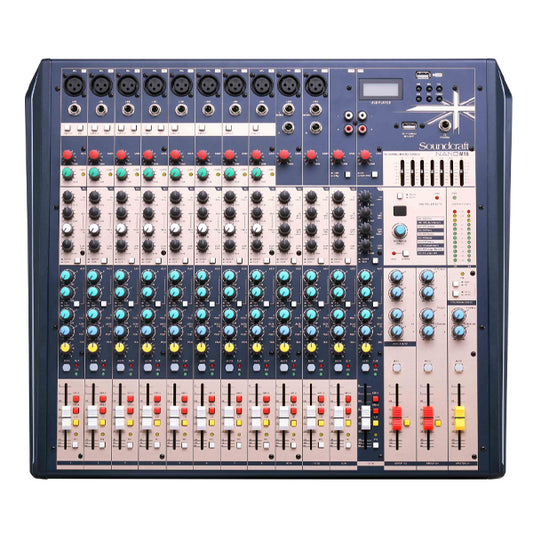 Soundcraft NANO M16 16 Channel Multi Analog Audio Mixer with USB Audio Interface (M 16)