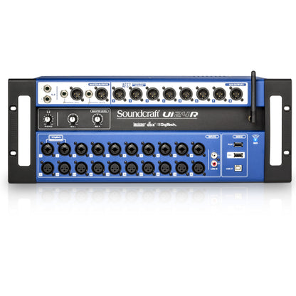 Soundcraft Ui24R 24 Channel Digital Mixer USB Audio Interface and Multi Track Recorder With Wireless Remote Control (Ui24 R)