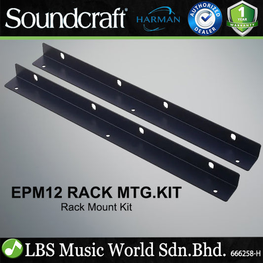 Soundcraft EPM12 Rackmount Kit Rack Mount and Rack Ear for EPM12 and EFX12 Mixer