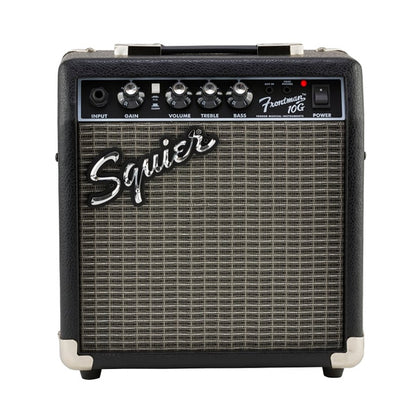 Squier Sonic Stratocaster Complete Pack with Gig Bag, 10G, Cable Strap and Picks - Bundle