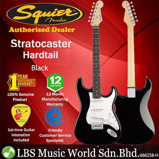 Squier Stratocaster HT Hardtail Electric Guitar Laurel Fretboard with SSS Pickup