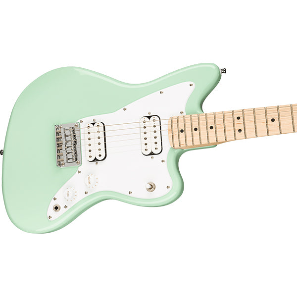 Squier Mini Jazzmaster HH Electric Guitar Maple Fingerboard - Surf Green (Jazz Master)