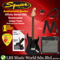 Squier Affinity Series HSS Stratocaster Guitar Pack Laurel Fingerboard Charcoal Frost Metallic