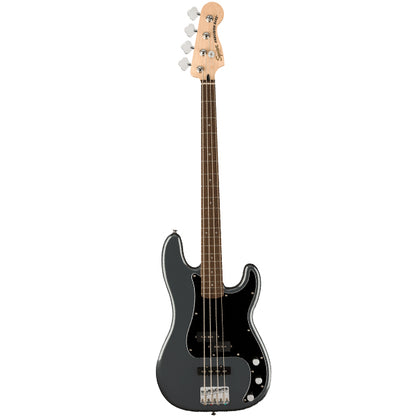 Squier Affinity Series Precision PJ 4 String Electric Bass Guitar Laurel Fingerboard - Charcoal Frost Metallic