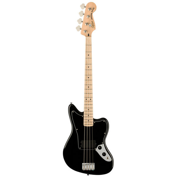 Squier Affinity Series Jaguar 4 String Electric Bass Guitar H Maple Fingerboard - Black