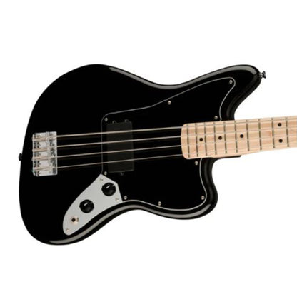 Squier Affinity Series Jaguar 4 String Electric Bass Guitar H Maple Fingerboard - Black