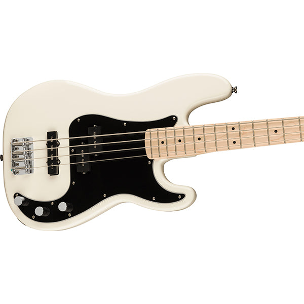 Squier Affinity Series Precision 4 String PJ Electric Bass Guitar Maple with Fingerboard - Olympic White