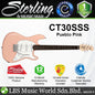 Sterling CT30SSS Cutlass SSS Series Fulcrum Tremolo Electric Guitar - Pueblo Pink (CT30SSS PBP)