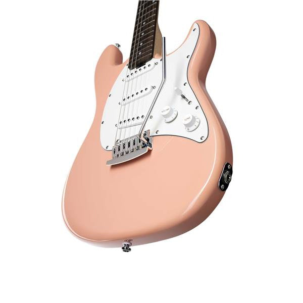 Sterling CT30SSS Cutlass SSS Series Fulcrum Tremolo Electric Guitar - Pueblo Pink (CT30SSS PBP)