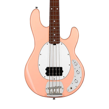 Sterling Ray4 Stingray Jatoba Fingerboard Electric Bass Guitar- Pueblo Pink (Ray4 PBP)