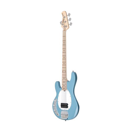Sterling Ray4 Stingray Lefthanded Bass Guitar - Chopper Blue (RAY4LH CHB)