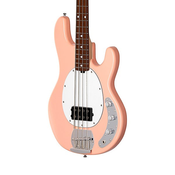 Sterling Ray4 Stingray Jatoba Fingerboard Electric Bass Guitar- Pueblo Pink (Ray4 PBP)