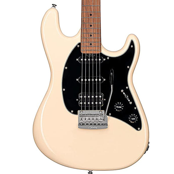 Sterling Cutlass CT50HSS Poplar Body Electric Guitar With Tremolo Roasted Maple Fingerboard - Vintage Cream (VC)