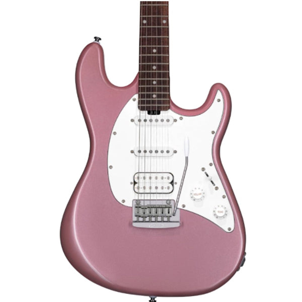 Sterling Cutlass CT50HSS Poplar Body Electric Guitar With Tremolo Rosewood Fingerboard - Rose Gold (RGD)